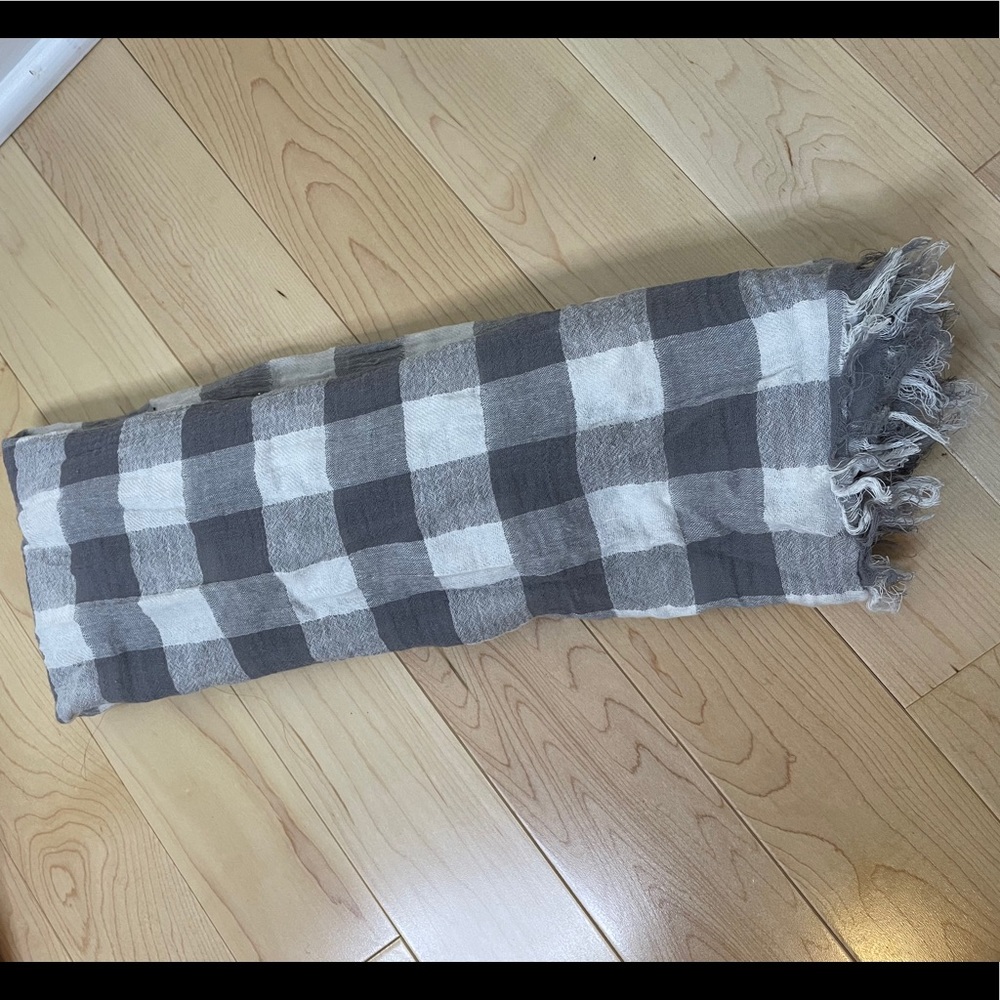 J Crew gingham scarf